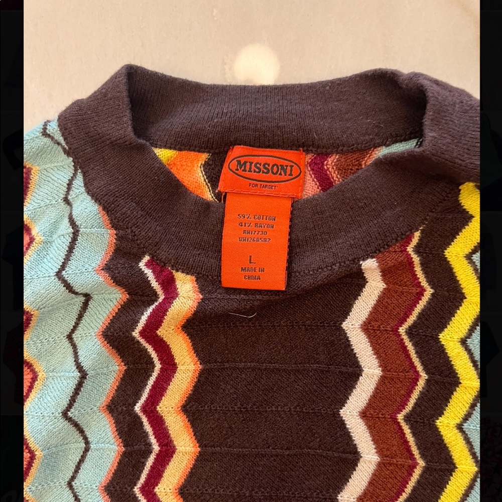 Knit dress by MISSONI for Target Special collection 20th Anniversary. Child L